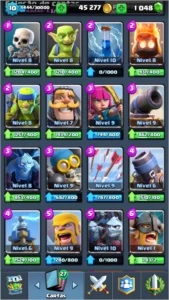 Conta Clash Royale Lv 10 + 5 Cartas Lendárias + 1000 Gemas