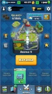 Conta Clash Royale Lv 10 + 5 Cartas Lendárias + 1000 Gemas