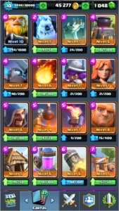 Conta Clash Royale Lv 10 + 5 Cartas Lendárias + 1000 Gemas