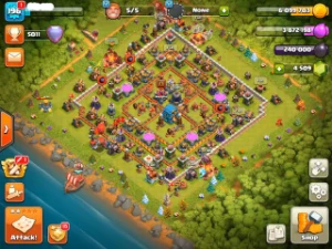 Conta clash of Clans cv 12