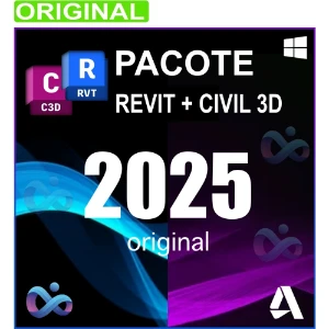 Revit + Civil 3D para windows - original - Softwares e Licenças