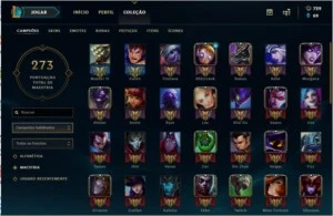 CONTA MAIN 139 OURO V - League of Legends LOL