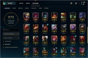 CONTA MAIN 139 OURO V - League of Legends LOL