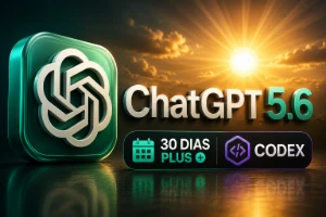 Chat GPT Plus 5.6 30 dias + CODEX - Inteligência Artificial