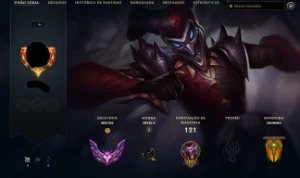 Conta Mestre - League of Legends LOL