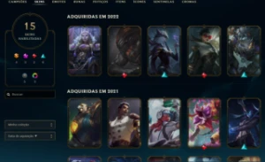 Conta Mestre - League of Legends LOL