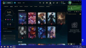 Conta Lol Mestre 75%Win Rate!/ 141 Skins Aceito Oferta - League of Legends