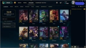 CONTA NVL 67,80 CHAMPS E 27 SKINS POR R$165,00 - League of Legends LOL