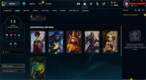 CONTA S10 DIAMOND S11 PLATINA - League of Legends LOL