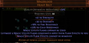 Mageblood - Liga Crucible Softcore - Path of Exile 1 e 2