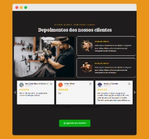 Landing page Barbearia Editavel Profissional - Outros