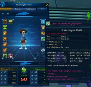 Conta Mid Game Ldmo Serv Omegamon - Digimon Masters Online