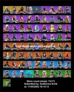 Conta Fortnite com Ikonik e varias skins antigas.
