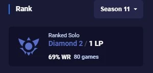 SMURF COM 67% DE WIN DIAMANTE 4 - League of Legends LOL