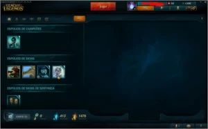 Conta ouro 3 com 2 skins ultimate - League of Legends LOL