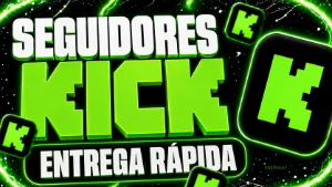 Seguidores Kick + Bônus [🎁] | Entrega Rápida! - Redes Sociais
