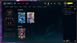 CONTA LOL +100 SKINS & CROMAS & BORDAS - League of Legends