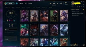CONTA LOL +100 SKINS & CROMAS & BORDAS - League of Legends