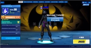 CONTA FORTNITE - TEMPORADA X - 750 V-BUCKS -  PACOTE SKINS
