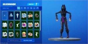 CONTA FORTNITE - TEMPORADA X - 750 V-BUCKS -  PACOTE SKINS