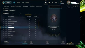 League of Legends-Conta Antiga nv125, 118 Champs, 36 Skins + LOL