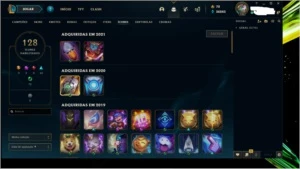 League of Legends-Conta Antiga nv125, 118 Champs, 36 Skins + LOL