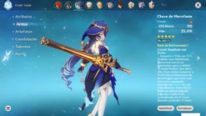 Conta Ar 44 - Kazuha + 2 Armas T5 + 10K De Primogems - Genshin Impact