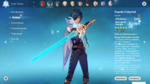 Conta Ar 44 - Kazuha + 2 Armas T5 + 10K De Primogems - Genshin Impact