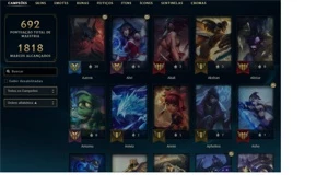 Conta do lol atualmente d4 - League of Legends