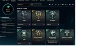Conta do lol atualmente d4 - League of Legends