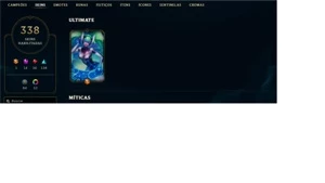 Conta do lol atualmente d4 - League of Legends
