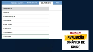 Planilha Avaliação Dinâmica em Grupo / RH - Outros