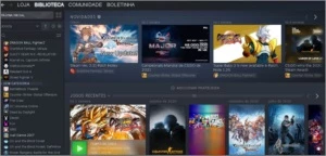 Conta steam com vários fighting games.