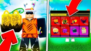 Contas blox fruits level maximo + 1 fruta Mítica + itens - Roblox