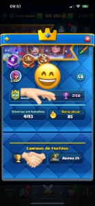 Vendo Conta lvl.58 antiga! - Clash Royale