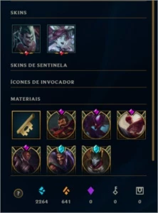 Conta lol 150 skins, 6 paginas de runas, prata 4. - League of Legends
