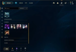 CONTA LOL NICK RARO E DIANA PRESTIGIO - League of Legends