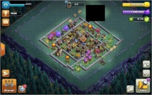 CLASH OF CLANS CV13 FULL + 17980 GEMAS