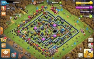 CLASH OF CLANS CV13 FULL + 17980 GEMAS