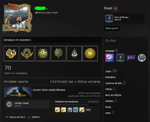 Conta Com Muitas Medalhas Csgo - Counter Strike