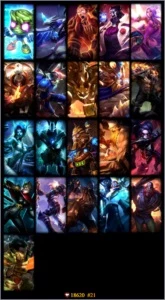 Conta Lol, Platina 2,Borda prata,+100champs e 19 skins - League of Legends
