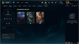 Conta LoL, Platina lll, Smurf - League of Legends