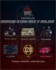 Contas e Dinheiro no Gta Online - Ps4/Ps5