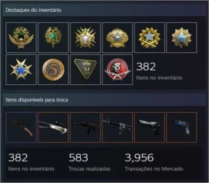[TOP] Conta PRIME CSGO - CHEIA DE MEDALHAS - Counter Strike