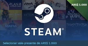 Steam Argentina Giftcard Ars 1000