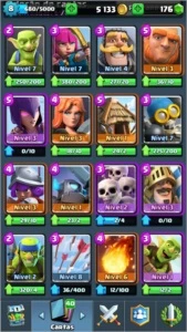 CONTA NV 8 ARENA 9 // 2 LENDÁRIAS BOAS PRA COMBO - Clash Royale