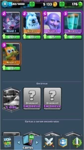 CONTA NV 8 ARENA 9 // 2 LENDÁRIAS BOAS PRA COMBO - Clash Royale