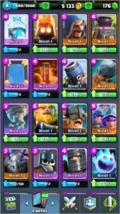 CONTA NV 8 ARENA 9 // 2 LENDÁRIAS BOAS PRA COMBO - Clash Royale