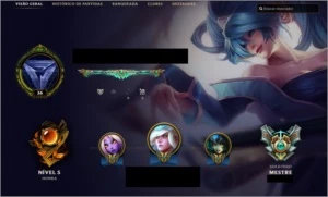 VENDO CONTA MESTRE COM TODOS CHAMPIONS E VÁRIAS SKINS - League of Legends LOL