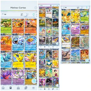 Conta top pokémon TCG Pocket
